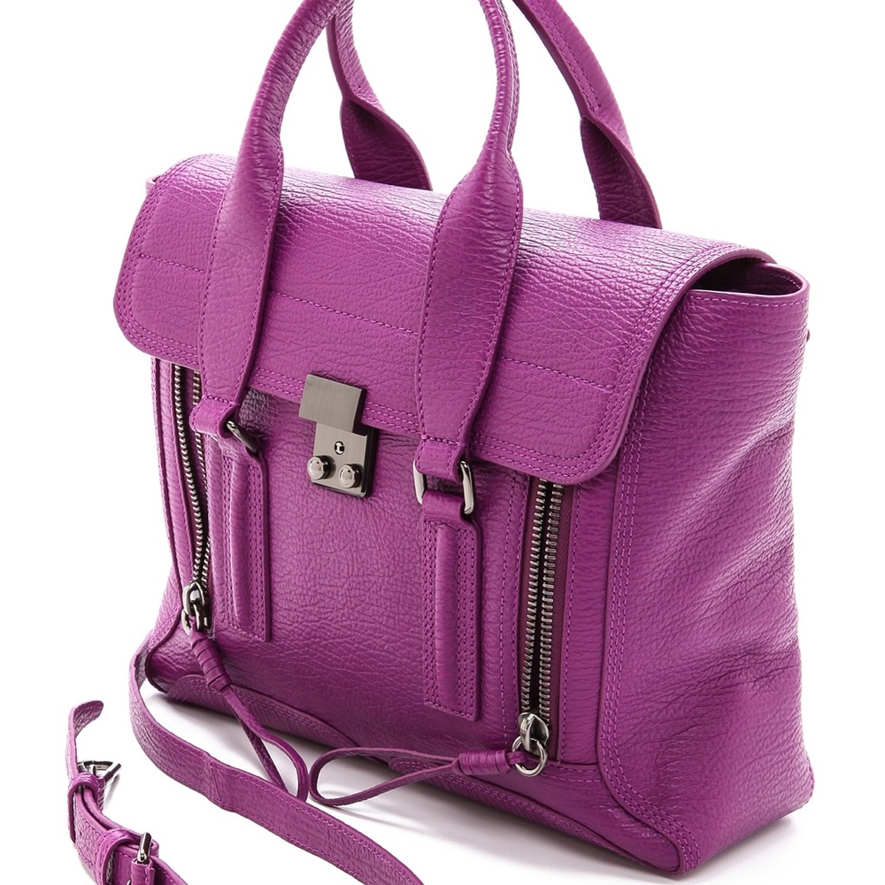 PHILLIP LIM 3.1 Calfskin Med Pashli Satchel Orchid